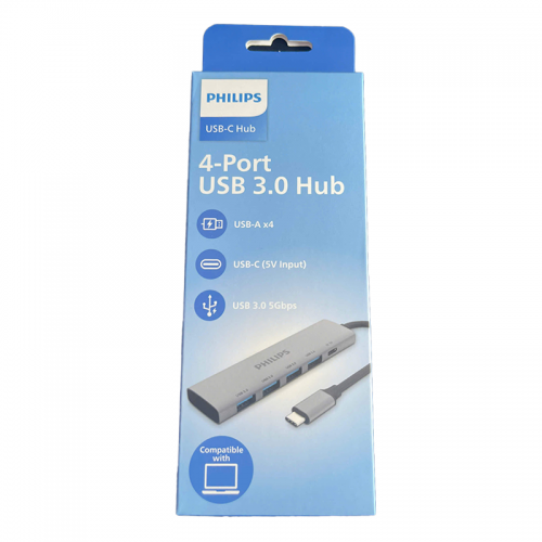 Philips USB-C 4 Port USB 3.0 Hub
